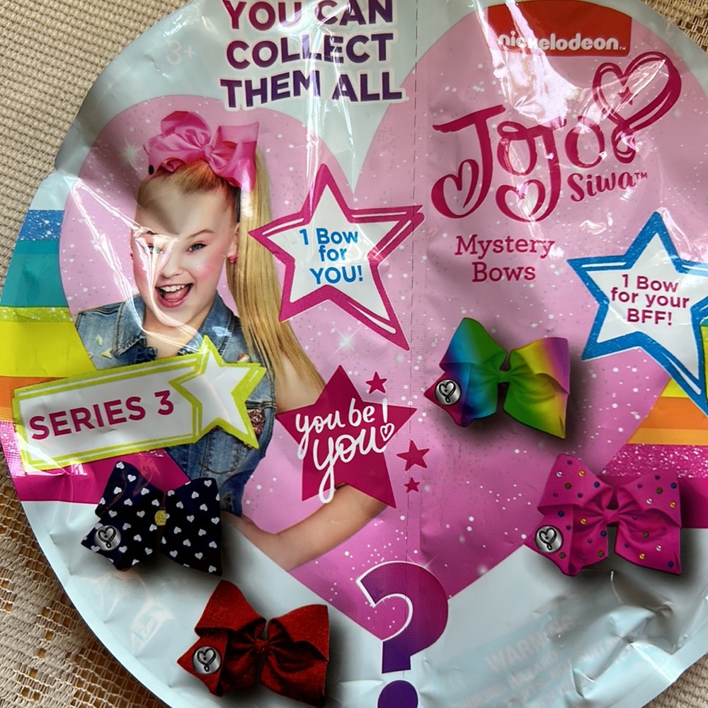 Nickelodeon JoJo Siwa Mystery Bows Series 3 1 Bow for you 1 Bow for your BFF NEW - Picture 3 of 5